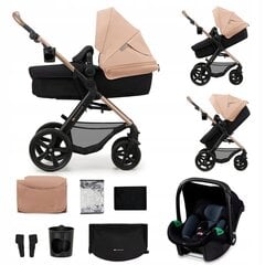 Универсальная коляска Kinderkraft Moov 2 3in1, Sand Beige цена и информация | Коляски | 220.lv