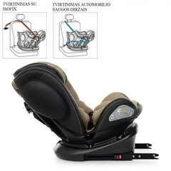 Autokrēsls Hamilton 360º Isofix, 0-36 kg, brown cena un informācija | Autokrēsliņi | 220.lv