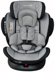 Autokrēsls Hamilton 360º Isofix, 0-36 kg, light grey jeans цена и информация | Автокресла | 220.lv