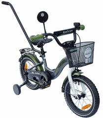 Velosipēds bērniem Schumacher Smart Kids, 14", pelēks цена и информация | Велосипеды | 220.lv