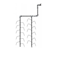 Система полива теплицы Vienakojis (одноногая) для водопровода цена и информация | Оборудование для полива | 220.lv