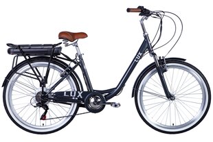 Elektriskais velosipēds Lux 26", melns cena un informācija | Elektrovelosipēdi | 220.lv