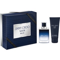 Komplekts Jimmy Choo Man Blue vīriešiem: tualetes ūdens EDT, 50 ml + dušas želeja, 100 ml cena un informācija | Vīriešu smaržas | 220.lv