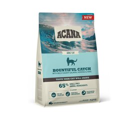 Acana Bountiful Catch Cat сухой корм для кошек, 4,5 кг. цена и информация | Сухой корм для кошек | 220.lv