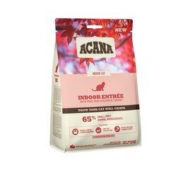 Acana Indoor Entree Cat sausā barība kaķiem, 1,8 kg cena un informācija | Sausā barība kaķiem | 220.lv