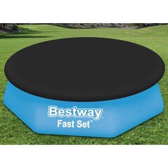 Baseina pārsegs Bestway Flowclear Fast Set, 240cm cena un informācija | Baseinu piederumi | 220.lv