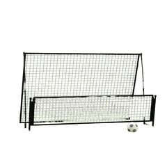 vidaXL futbola atsitiena vārti, 202x104x120 cm, tērauds цена и информация | Футбольные ворота и сетки | 220.lv