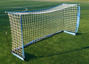 Yakimasport futbola vārti, 300x155 cm, zili/balti цена и информация | Футбольные ворота и сетки | 220.lv