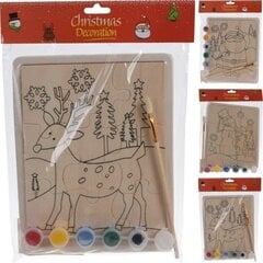 Ziemassvētku gleznošanas puzle Artmaker Sērsna cena un informācija | Modelēšanas un zīmēšanas piederumi | 220.lv
