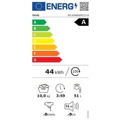 Candy RO 4106DWMC7/1-S cena un informācija | Veļas mašīnas | 220.lv