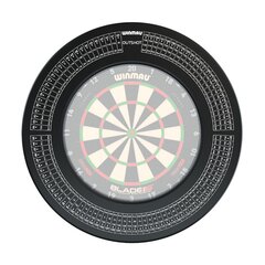 Sienu un šautriņu aizsargs Winmau Outshot, melns цена и информация | Дартс | 220.lv