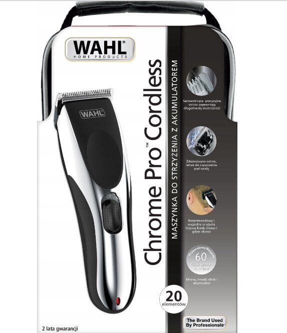 Wahl Chrome Pro Cordless 9649-1316 cena un informācija | Matu griežamās mašīnas | 220.lv