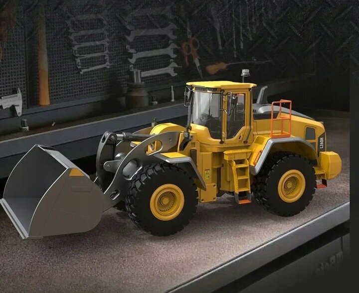 Tālvadības buldozers Volvo L260H Doublee E592-003, 1:16 cena un informācija | Rotaļlietas zēniem | 220.lv