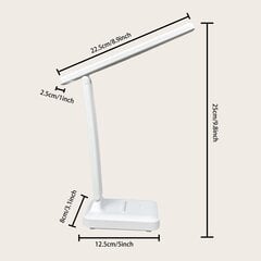 Rivex galda lampa ar akumulatoru, balta cena un informācija | Galda lampas | 220.lv