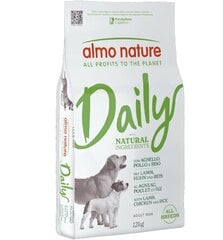 Almo Nature Daily All Breads, с бараниной, курицей и рисом, 12 кг цена и информация | Сухой корм для собак | 220.lv