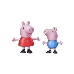 Figūru komplekts Hasbro Peppa Pig Peppa un George, 1,5 cm cena un informācija | Rotaļlietas zēniem | 220.lv