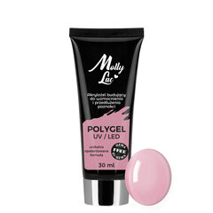 Poligels MollyLac, French Pink, 30 g cena un informācija | Nagu lakas, stiprinātāji | 220.lv