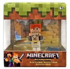 Rotaļlieta Mattel Minecraft Alex uz lamas FVH13, 4cm cena un informācija | Rotaļlietas zēniem | 220.lv