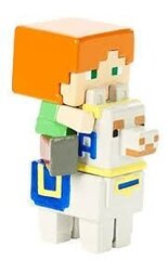 Rotaļlieta Mattel Minecraft Alex uz lamas FVH13, 4cm cena un informācija | Rotaļlietas zēniem | 220.lv