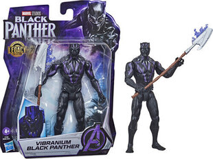 Figūriņa Hasbro Marvel Vibranium Black Panther, 16x21cm cena un informācija | Rotaļlietas zēniem | 220.lv