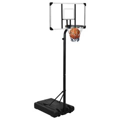 Basketbola statīvs vidaXL, 256-361cm cena un informācija | Basketbola statīvi | 220.lv