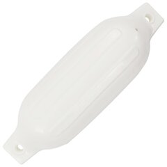 vidaXL laivas fenderi, 4 gab., balti, 41x11,5 cm, PVC cena un informācija | Piederumi laivām un kajakiem | 220.lv