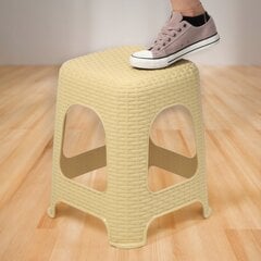 Rattan Kitchen Stool Beige 2 gab cena un informācija | Virtuves un ēdamistabas krēsli | 220.lv