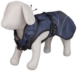 Одежда для собак : Пальто Trixie Duo со шлейкой, M: 50 см, голубой цена и информация | Одежда для собак | 220.lv