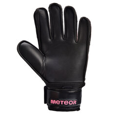 Meteor Catch Vārtsargu cimdi 5 black/pink cena un informācija | Vārtsarga cimdi | 220.lv