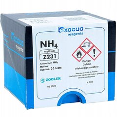 "Exaqua Amonjaks NH4 Jūras ūdens Z231 - Reaģenti PRO3/PRO6 cena un informācija | Akvāriji un aprīkojums | 220.lv