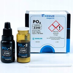 "Exaqua fosfāti PO4 Z240 - PRO3/PRO6 reaģenti cena un informācija | Akvāriji un aprīkojums | 220.lv