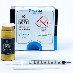 "Exaqua Potassium K Z450" - PRO3/PRO6 reaģenti cena un informācija | Akvāriji un aprīkojums | 220.lv