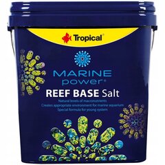 Tropical Marine Power Reef Base Salt 5kg sāls jūras akvārijiem cena un informācija | Akvāriji un aprīkojums | 220.lv