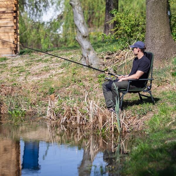 Makšķerēšanas krēsls NC1801 FISHING CHAIR NILS CAMP cena un informācija |  Tūrisma mēbeles | 220.lv