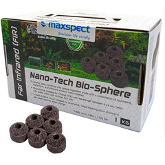 Maxspect Freshwater Nano-Tech Bio-Sphere FIR 1kg Bioloģiskais kārtridžs cena un informācija | Akvāriji un aprīkojums | 220.lv