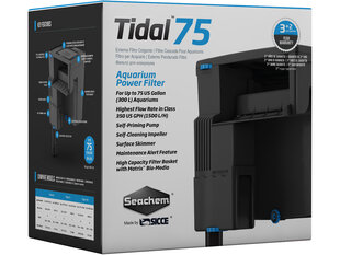 Seachem Tidal 75 CASCADE FILTR 1500L/H MATRIX cena un informācija | Akvāriji un aprīkojums | 220.lv