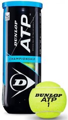 Теннисные мячи Dunlop ATP Championship (3 pcs) цена и информация | Товары для большого тенниса | 220.lv