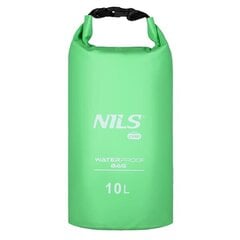 Soma NC1703 WATERPROOF BAG GREEN 10L NILS CAMP cena un informācija | Sporta somas un mugursomas | 220.lv