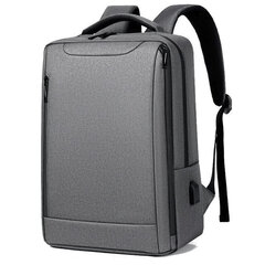 Ballao Biznesa mugursoma portatīvajam datoram pelēka, ūdensizturīga cena un informācija | Sporta somas un mugursomas | 220.lv