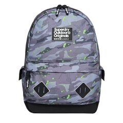 Superdry Squad Montana unisex pilsētas mugursoma sporta pelēka 21l цена и информация | Рюкзаки и сумки | 220.lv