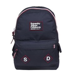 Superdry Trinity Montana unisex sporta mugursoma tumši zila cena un informācija | Sporta somas un mugursomas | 220.lv