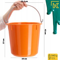 Celtniecības kauss 12L 25kg Strong 3 gab. cena un informācija | Rokas instrumenti | 220.lv