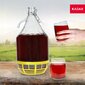 3x Wine Carboy 5L Balloon Lady In Basket Vīna pudele + aizvēršana цена и информация | Trauki un piederumi konservēšanai | 220.lv