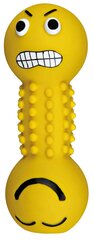 Rotaļlieta suņiem : Trixie Smiley dumbbell, latex, 19 cm cena un informācija | Suņu rotaļlietas | 220.lv