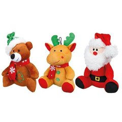 Ziemassvētku rotaļlieta no plīša suņiem : Trixie Xmas dog toy, plush, 20 cm|1gab cena un informācija | Suņu rotaļlietas | 220.lv