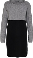 Платье женское ONLLILLO 15144171 Medium Grey Melange W. BLACK цена и информация | Платья | 220.lv