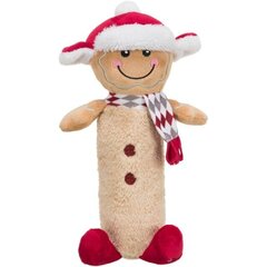 Ziemassvētku rotaļlieta : Trixie Xmas gingerbread man, plush, 36 cm cena un informācija | Suņu rotaļlietas | 220.lv