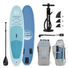 Piepūšamais airu dēlis FabricBoard 10'6" Blue Arctic ar Fusion tehnoloģiju, viegls 10,65 kg, visi piederumi iekļauti komplektā цена и информация | SUP доски, водные лыжи, водные аттракционы | 220.lv