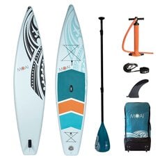 MOAI SUP dēlis: 12'6" piepūšamais - Fusion tehnoloģija цена и информация | SUP доски, водные лыжи, водные аттракционы | 220.lv