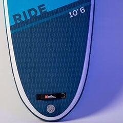 "Red Paddle Co 10'6" Ride Hybrid Tough airu dēlis, zils" cena un informācija | SUP dēļi, sērfa dēļi un piederumi | 220.lv